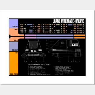 Computer Readout Showing NextGen Shuttlecraft Posters and Art